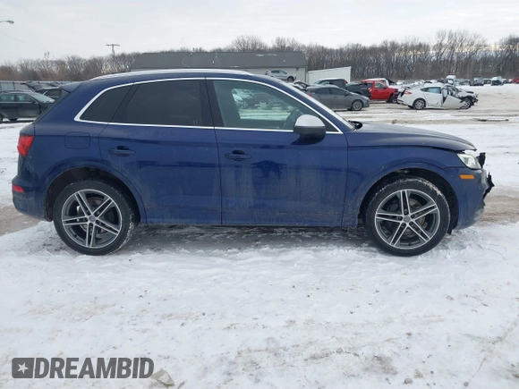 2019 Audi SQ5 Premium with VIN WA1A4AFY5K2026154, listed as a IAAI auction lot 41318583 with 86,682 mi miles. Bid and sale history available at carsss.com. Image 13.