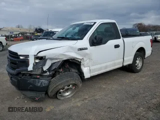 2019 Ford F-150 XL with VIN 1FTMF1CB6KKE10618, listed as a Copart auction lot 49334615 with 56,023 mi miles and Salvage title. Bid and sale history available at DreamBid. Image 1.