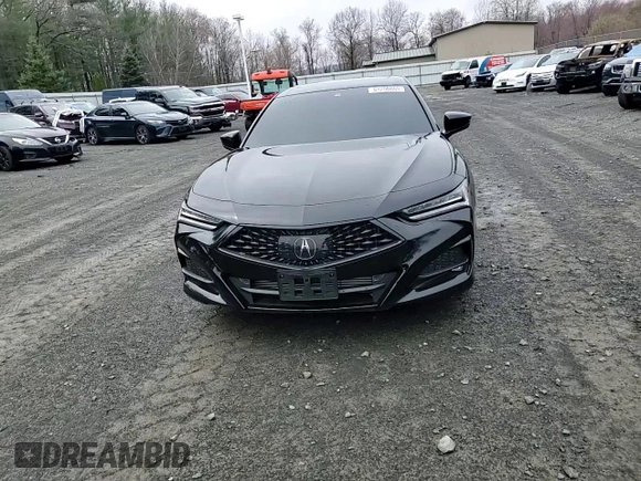 2022 Acura TLX w/A-Spec Package with VIN 19UUB6F55NA002749, listed as a Copart auction lot 51296665 with 33,345 mi miles and Salvage Title. Bid and sale history available at carsss.com. Image 11.