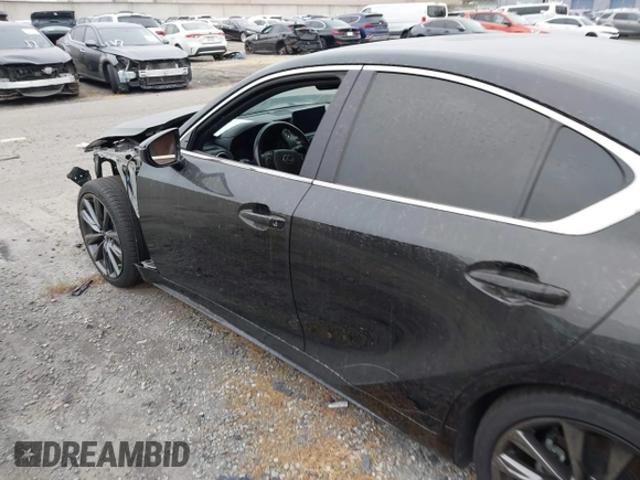 2022 Lexus IS 350 F Sport with VIN JTHGZ1B25N5049860, listed as a IAAI auction lot 42174458 with 35,384 mi miles and . Bid and sale history available at DreamBid. Image 14.