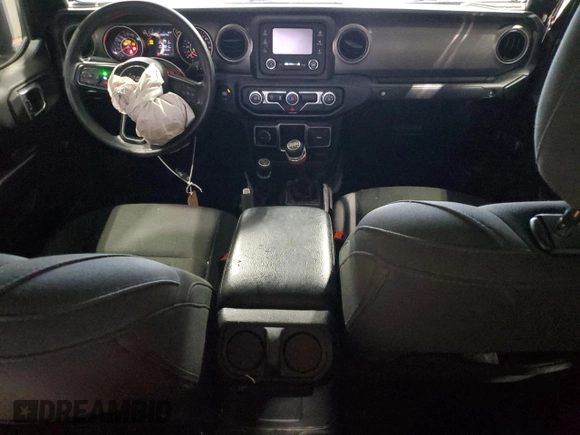2021 Jeep Gladiator Willys with VIN 1C6HJTAG7ML595714, listed as a Copart auction lot 47096425 with 90,728 mi miles and Salvage Title. Bid and sale history available at carsss.com. Image 8.