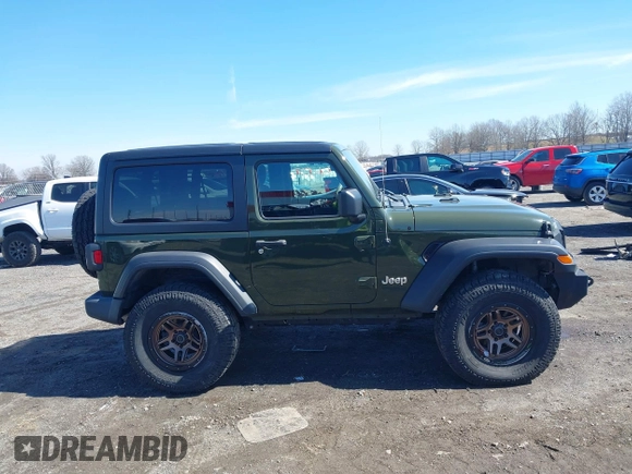 2021 Jeep Wrangler 80th Anniversary with VIN 1C4HJXAG4MW647038, listed as a IAAI auction lot 41580575 with 19,051 mi miles and . Bid and sale history available at DreamBid. Image 13.