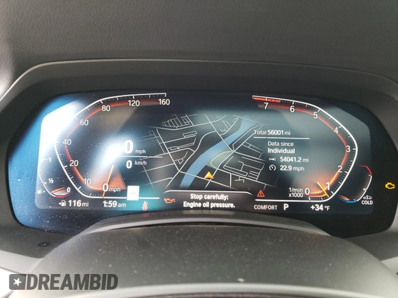 2019 BMW X5 xDrive40i with VIN 5UXCR6C53KLL09121, listed as a Copart auction lot 40555843 with 54,041 mi miles. Bid and sale history available at carsss.com. Image 9.