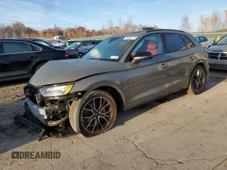 2024 Audi SQ5 Premium Plus with VIN WA1B4AFY6R2035153, listed as a Copart auction lot 78044574 with 3,355 mi miles and Salvage Title. Bid and sale history available at DreamBid. Image 1.