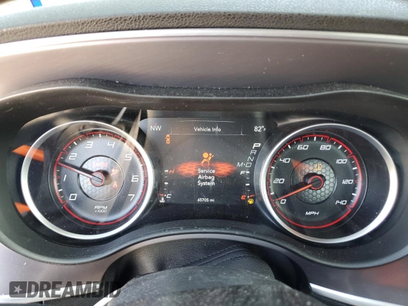 2022 Dodge Charger SXT with VIN 2C3CDXBG1NH255476, listed as a Copart auction lot 49977035 with 45,705 mi miles and Salvage Title. Bid and sale history available at DreamBid. Image 9.