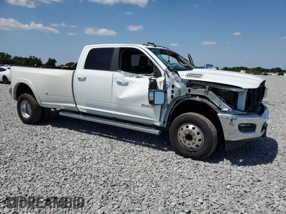 2023 Ram 3500 Laramie with VIN 3C63RRJL1PG522245, listed as a Copart auction lot 52979115 with 70,054 mi miles and Clean Title. Bid and sale history available at carsss.com. Image 4.
