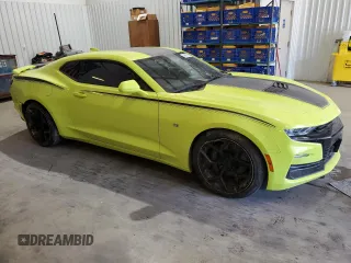 2019 Chevrolet Camaro 1SS z VIN 1G1FF1R7XK0144813, wystawiony jako Copart lot #49636735 z przebiegiem 51 604 mil mil oraz Szkoda całkowita • Salvage title. Historia ofert i sprzedaży dostępna na DreamBid. Obrazek 4.