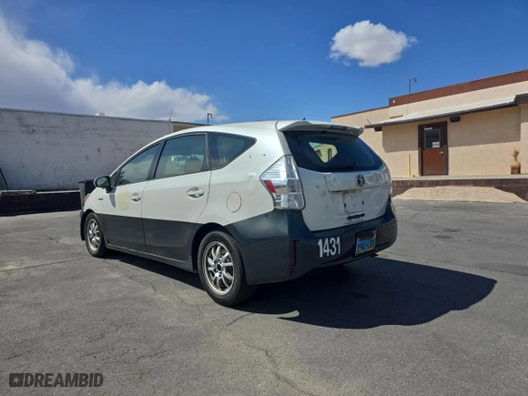 2015 Toyota Prius v Two with VIN JTDZN3EU0FJ025540, listed as a Copart auction lot 51696725 with 441,233 mi miles and Clean Title. Bid and sale history available at carsss.com. Image 3.