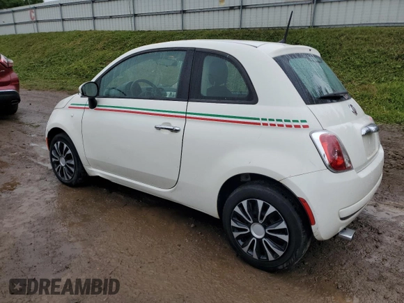 2015 FIAT 500 Pop с VIN 3C3CFFAR2FT541708, выставлен на аукционе Copart как лот 58708145 с пробегом 85 743 миль миль и Чистый • Clean title. История ставок и продаж доступна на DreamBid. Изображение 2.