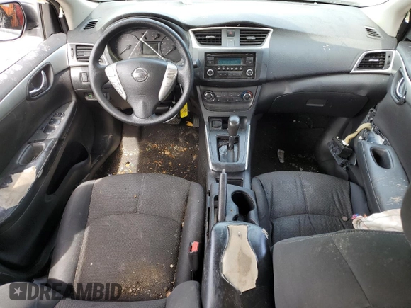 2017 Nissan Sentra S with VIN 3N1AB7AP9HY241806, listed as a Copart auction lot 58540785 with 125,028 mi miles and Salvage title. Bid and sale history available at DreamBid. Image 8.