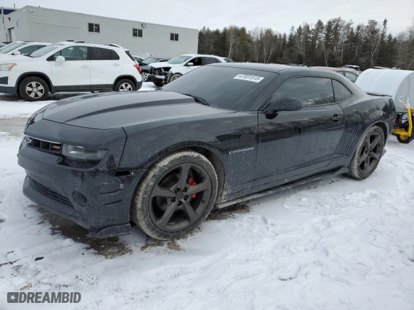 2014 Chevrolet Camaro LT with VIN 2G1FC1E37E9284517, listed as a Copart auction lot 47031515 with 136,630 mi miles and Salvage Title. Bid and sale history available at carsss.com. Image 1.