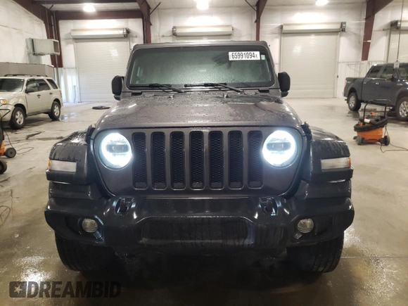 2023 Jeep Wrangler Sport Altitude with VIN 1C4HJXDG0PW679789, listed as a Copart auction lot 65991094 with 13,503 mi miles and Salvage Title. Bid and sale history available at DreamBid. Image 5.