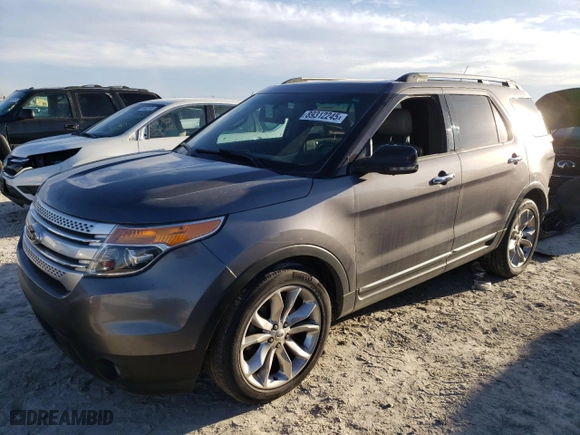 2013 Ford Explorer XLT with VIN 1FM5K7D8XDGC60195, listed as a Copart auction lot 89312245 with 145,621 mi miles and Salvage Title. Bid and sale history available at carsss.com. Image 1.