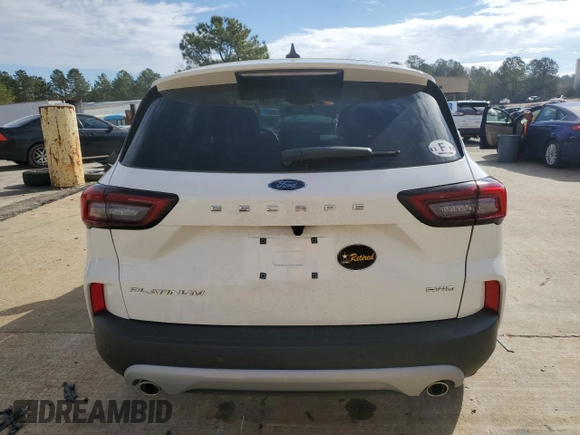 2024 Ford Escape Platinum with VIN 1FMCU9JA2RUA78276, listed as a Copart auction lot 46064715 with 2,854 mi miles and Salvage Title. Bid and sale history available at DreamBid. Image 6.