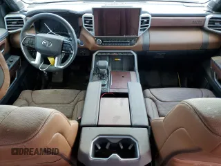 2024 Toyota Tundra 1794 Edition with VIN 5TFMC5DBXRX063757, listed as a Copart auction lot 74840034 with Not provided miles and Salvage title. Bid and sale history available at DreamBid. Image 8.