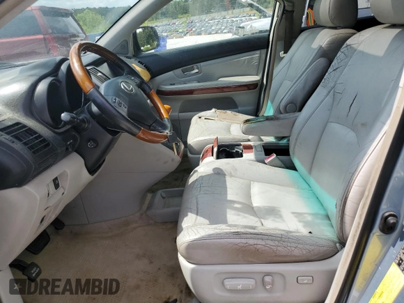 2007 Lexus RX 350 with VIN JTJGK31U870001299, listed as a Copart auction lot 54499725 with 345,639 mi miles and Clean Title. Bid and sale history available at DreamBid. Image 7.