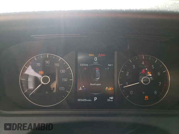2018 Land Rover Range Rover Velar with VIN SALYA2RX9JA714225, listed as a Copart auction lot 67652604 with 93,429 mi miles and Salvage Title. Bid and sale history available at carsss.com. Image 9.