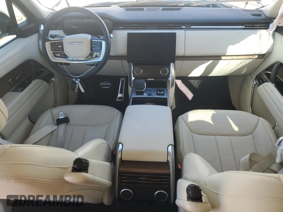 2023 Land Rover Range Rover SE with VIN SALKP9FU1PA009600, listed as a Copart auction lot 43572465 with 23,121 mi miles and Salvage Title. Bid and sale history available at carsss.com. Image 8.