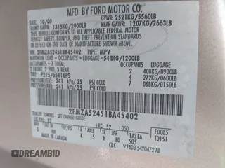 2001 Ford Windstar SE с VIN 2FMZA52451BA45402, выставлен на аукционе IAAI как лот 41453599 с пробегом 149 862 миль миль и . История ставок и продаж доступна на DreamBid. Изображение 9.