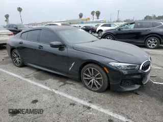 2022 BMW 8 Series 840i with VIN WBAGV2C08NCH67172, listed as a Copart auction lot 53064293 with 24,367 mi miles. Bid and sale history available at carsss.com. Image 4.