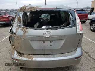 2010 Mazda 5 Sport with VIN JM1CR2W34A0387606, listed as a Copart auction lot 40808824 with Not Provided miles and Salvage Title. Bid and sale history available at DreamBid. Image 6.