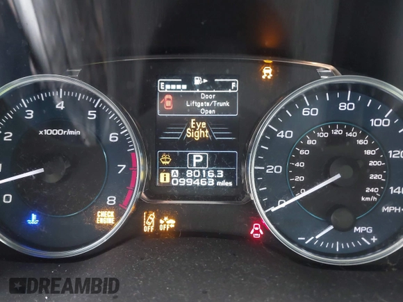 2015 Subaru Impreza Special Sports Limited с VIN JF1GPAZ66F8274861, выставлен на аукционе IAAI как лот 41566539 с пробегом 99 463 миль миль и . История ставок и продаж доступна на DreamBid. Изображение 15.