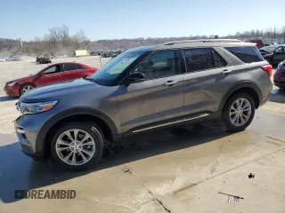 2022 Ford Explorer Limited with VIN 1FMSK8FH0NGA36554, listed as a Copart auction lot 48715595 with 38,536 mi miles and Salvage Title. Bid and sale history available at carsss.com. Image 1.