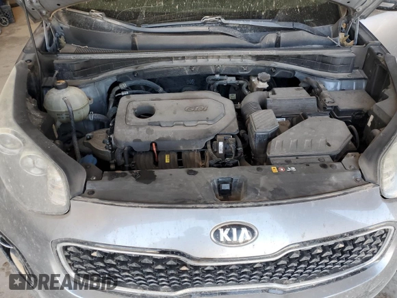 2019 Kia Sportage EX with VIN KNDPNCAC3K7504952, listed as a Copart auction lot 49493115 with 177,623 mi miles and Salvage title. Bid and sale history available at DreamBid. Image 12.