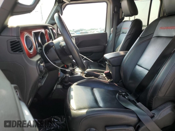 2019 Jeep Wrangler Unlimited Rubicon with VIN 1C4HJXFGXKW613269, listed as a Copart auction lot 62428605 with 56,270 mi miles and Salvage title. Bid and sale history available at DreamBid. Image 7.