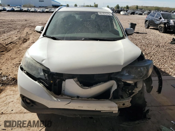 2012 Honda CR-V EX-L with VIN 5J6RM4H72CL044664, listed as a Copart auction lot 46187575 with 148,650 mi miles and Salvage Title. Bid and sale history available at carsss.com. Image 5.