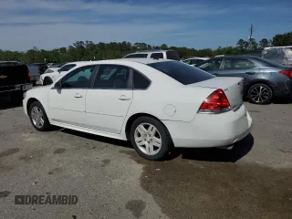2014 Chevrolet Impala LT with VIN 2G1WB5E34E1130145, listed as a Copart auction lot 53788955 with 162,429 mi miles and Salvage Title. Bid and sale history available at DreamBid. Image 2.