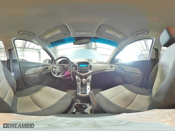 2012 Chevrolet Cruze LS with VIN 1G1PC5SH7C7246750, listed as a Copart auction lot 50580155 with 57,280 mi miles and Salvage Title. Bid and sale history available at carsss.com. Image 14.