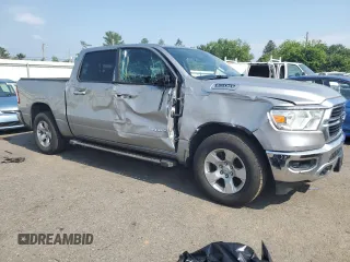 2020 Ram 1500 Big Horn with VIN 1C6RRFFG5LN102316, listed as a Copart auction lot 61872785 with 52,017 mi miles and Salvage title. Bid and sale history available at DreamBid. Image 4.