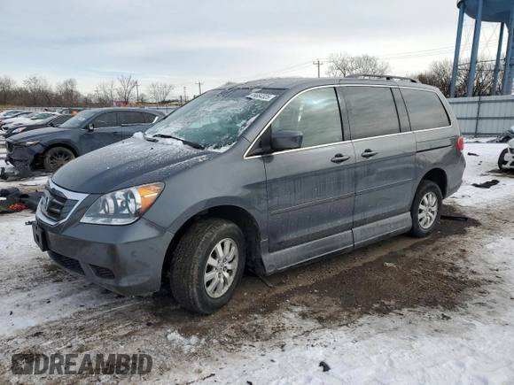 2010 Honda Odyssey EX with VIN 5FNRL3H49AB042452, listed as a Copart auction lot 45664325 with 76,521 mi miles and Salvage Title. Bid and sale history available at carsss.com. Image 1.