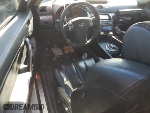 2003 Infiniti G35 w/Leather with VIN JNKCV54E33M206846, listed as a Copart auction lot 42630765 with 178,022 mi miles and Salvage Title. Bid and sale history available at DreamBid. Image 8.