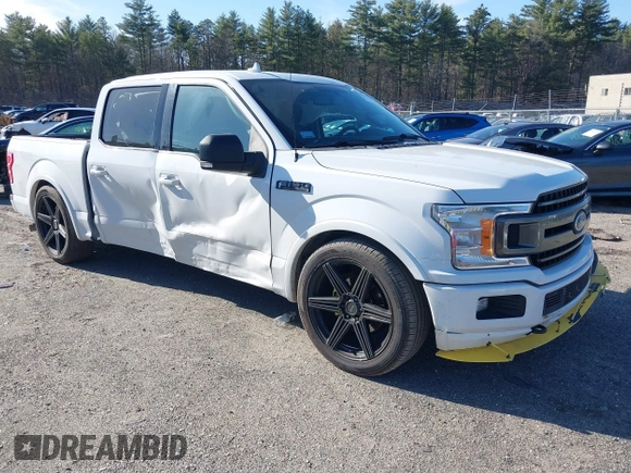 2018 Ford F-150 XL with VIN 1FTEW1EP6JFD45189, listed as a IAAI auction lot 41814329 with Not provided miles and . Bid and sale history available at DreamBid. Image 1.