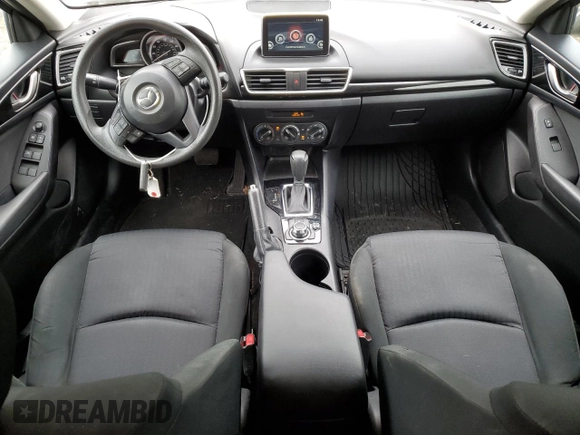 2015 Mazda 3 i Sport with VIN 3MZBM1K7XFM204062, listed as a Copart auction lot 54017735 with 89,110 mi miles and Salvage Title. Bid and sale history available at DreamBid. Image 8.