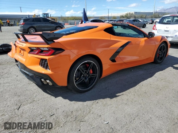 2022 Chevrolet Corvette 1LT with VIN 1G1YA2D40N5118657, listed as a Copart auction lot 48972845 with 17,189 mi miles and Salvage Title. Bid and sale history available at carsss.com. Image 3.