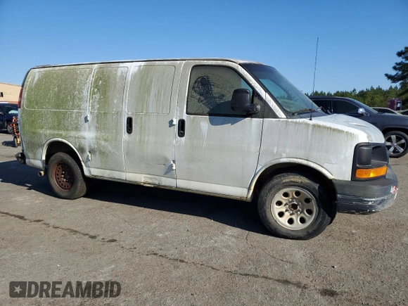 2011 Chevrolet Express Cargo with VIN 1GCSGAFX6B1184033, listed as a Copart auction lot 49334535 with 279,390 mi miles and Clean title. Bid and sale history available at DreamBid. Image 4.