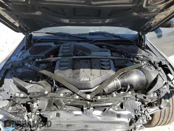 2024 BMW M3 Competition xDrive с VIN WBS43AY02RFS26756, выставлен на аукционе Copart как лот 52377425 с пробегом 7 468 миль миль и Списание • Salvage title. История ставок и продаж доступна на DreamBid. Изображение 11.
