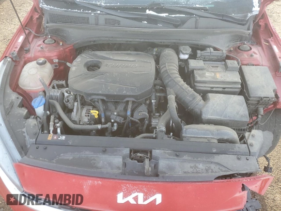 2022 Kia Forte GT with VIN 3KPF44AC9NE485560, listed as a Copart auction lot 51608625 with 49,841 mi miles and Salvage Title. Bid and sale history available at carsss.com. Image 12.