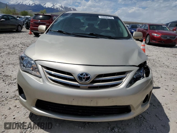 2013 Toyota Corolla L with VIN 5YFBU4EE5DP115665, listed as a Copart auction lot 54846775 with 162,094 mi miles and Salvage Title. Bid and sale history available at DreamBid. Image 5.
