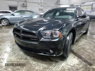 2014 Dodge Charger RT Plus with VIN 2C3CDXDT8EH360882, listed as a Copart auction lot 46183715 with 107,352 mi miles and Salvage Title. Bid and sale history available at carsss.com. Image 13.
