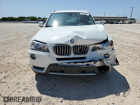 2014 BMW X3 xDrive28i with VIN 5UXWX9C56E0D37539, listed as a Copart auction lot 52455925 with 122,040 mi miles and Salvage Title. Bid and sale history available at DreamBid. Image 5.