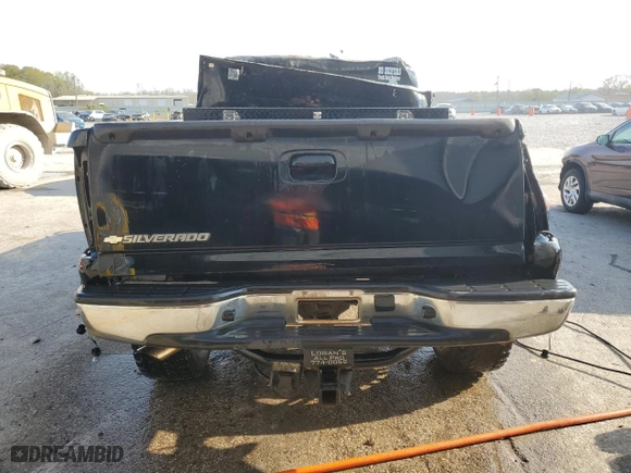 2006 Chevrolet Silverado 1500 LT2 with VIN 1GCEK19B66Z194709, listed as a Copart auction lot 50185675 with 0 mi miles and Salvage Title. Bid and sale history available at carsss.com. Image 6.