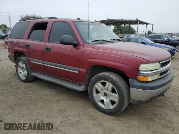 2004 Chevrolet Tahoe LS with VIN 1GNEK13Z14R288393, listed as a Copart auction lot 76368084 with 160,816 mi miles and Salvage Title. Bid and sale history available at carsss.com. Image 4.