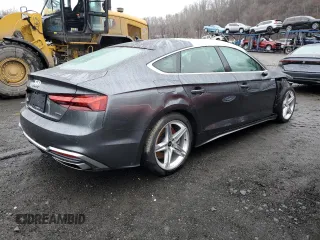 2022 Audi A5 Sportback S line Premium Plus with VIN WAUFACF5XNA023831, listed as a Copart auction lot 40151634 with 12,402 mi miles. Bid and sale history available at carsss.com. Image 3.