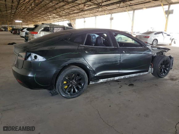 2018 Tesla Model S 75D with VIN 5YJSA1E28JF246349, listed as a Copart auction lot 79475314 with 95,077 mi miles and Salvage Title. Bid and sale history available at carsss.com. Image 3.