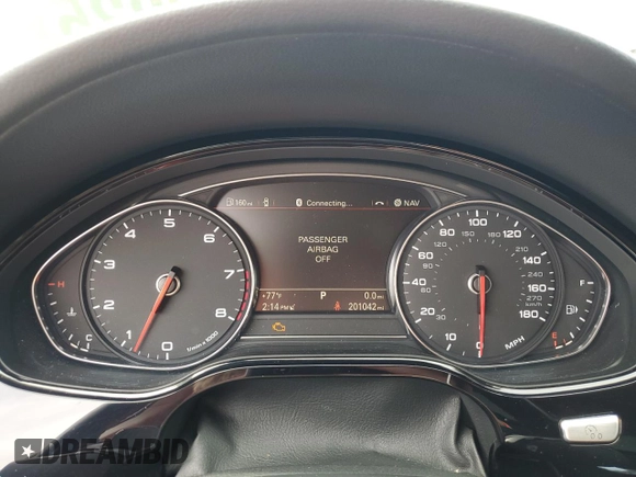 2012 Audi A8 with VIN WAURVAFD7CN026141, listed as a Copart auction lot 49532335 with 201,042 mi miles and Clean Title. Bid and sale history available at DreamBid. Image 9.