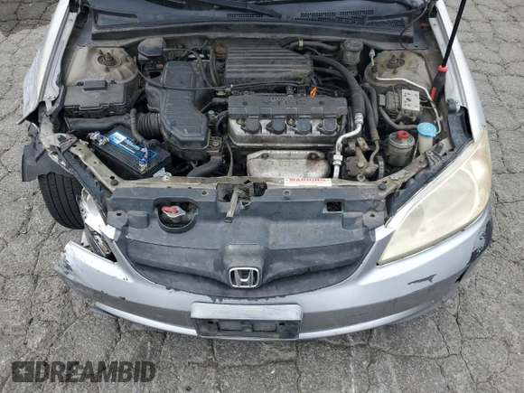2004 Honda Civic EX with VIN 2HGES26744H506045, listed as a Copart auction lot 54428355 with 175,650 mi miles and Salvage Title. Bid and sale history available at DreamBid. Image 11.